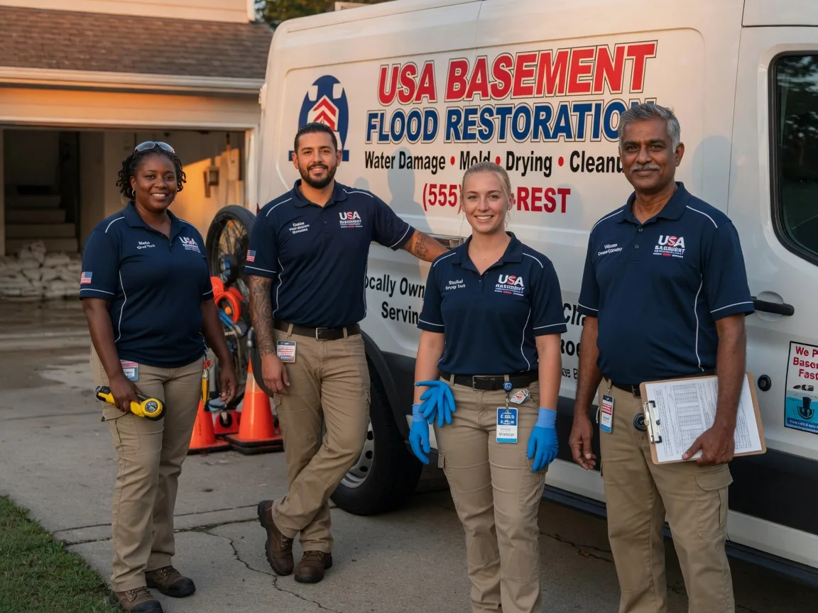 Basement Flood Cleanup company in Rumely, MI